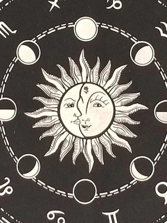 Unknown Other - Astrology's Zodiac, Constellation Wall Décor Cloth, Tarot Divination Cards Cloth
